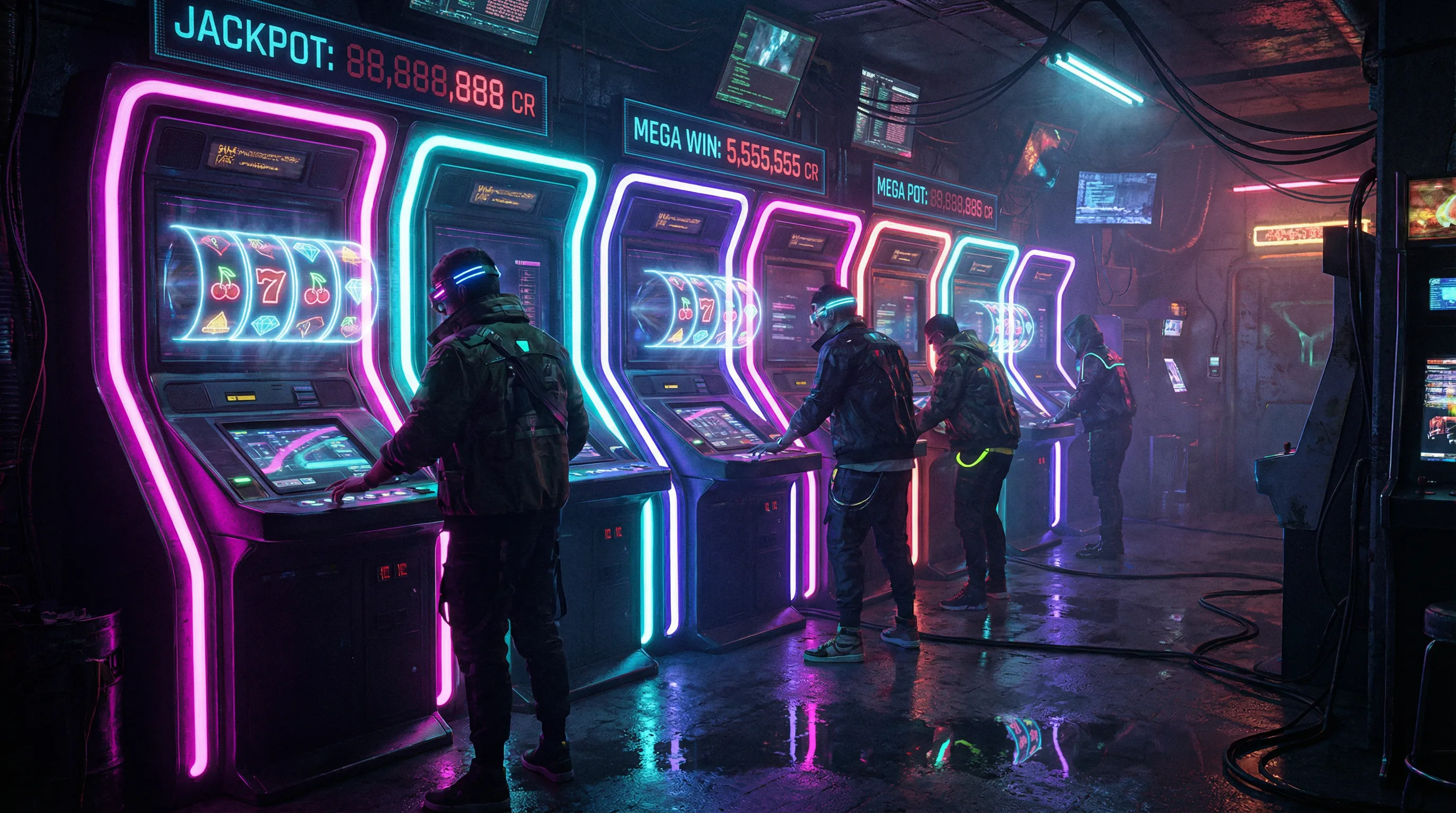 澳门美高梅赛博朋克电子老虎机游戏